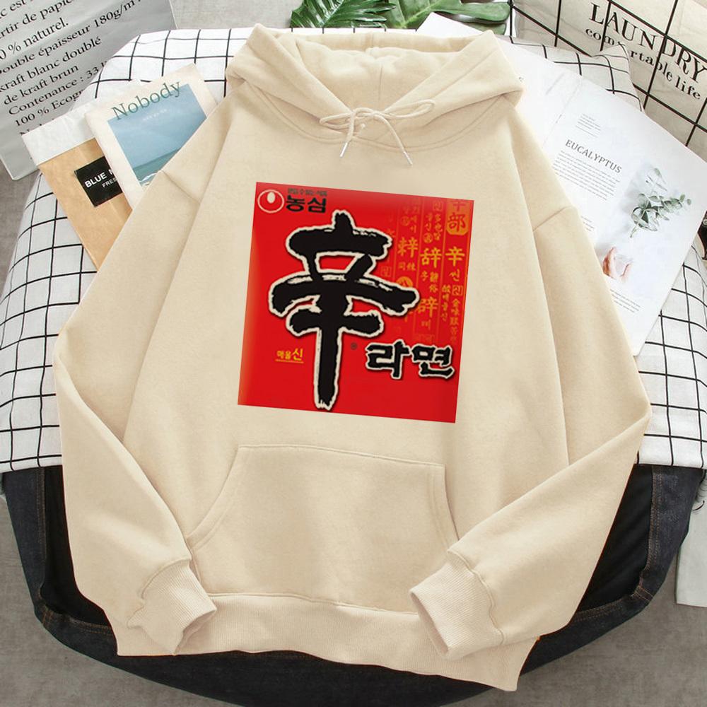 Shin Ramen Hoodies Women Gothic Anime Hooded Shirt Pulls Female Vintage Hooded Shirt