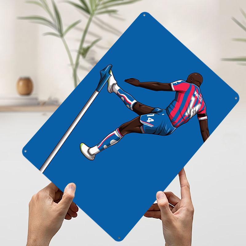 Jean-Philippe Mateta Poster Customized Wall Art Vintage Metal Signs Retro Tin Plaque for Man Cave Decoration Home Decorations