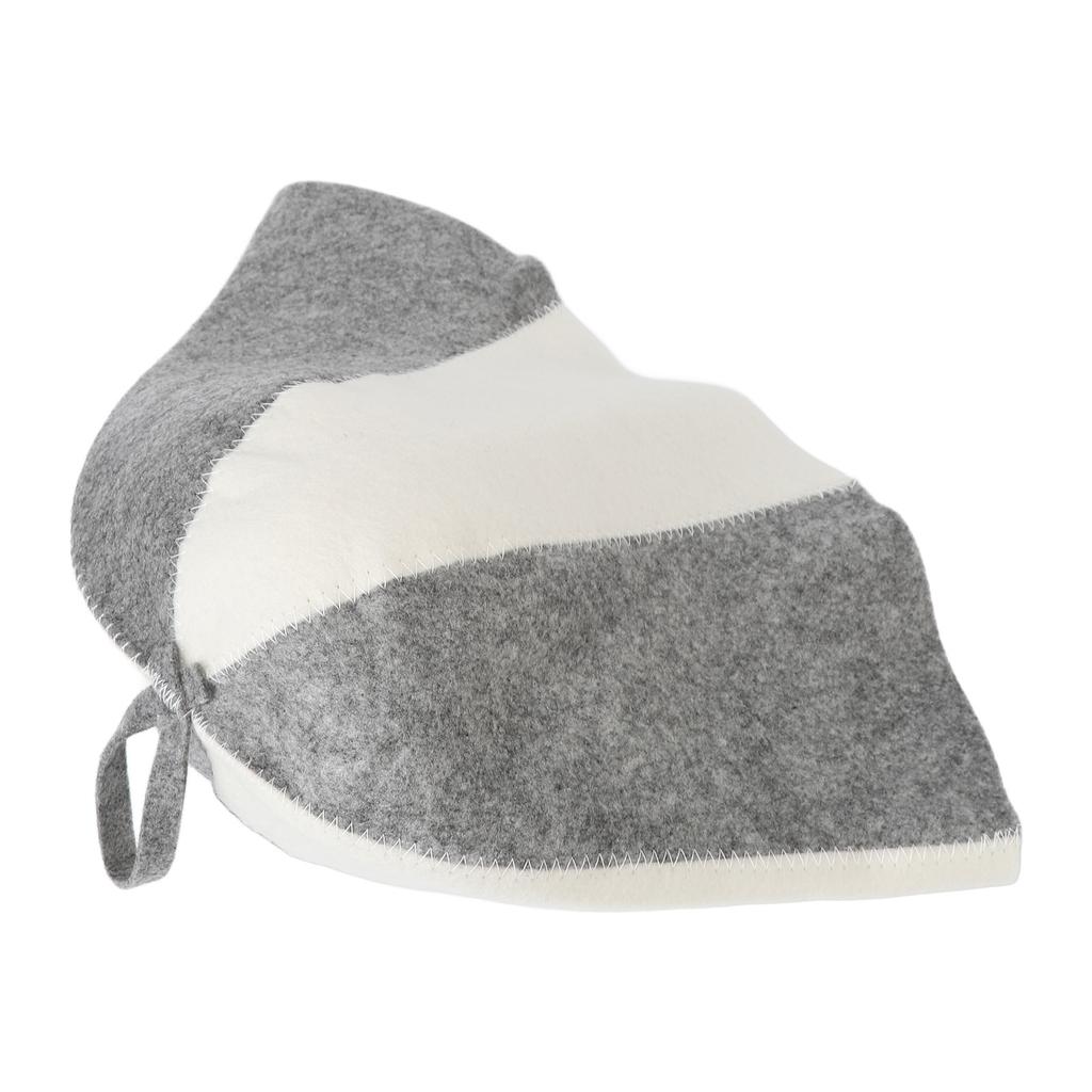 Sauna Hat Water Absorption Breathable Head Protection Felt Sauna Cap Bath Hair Hat for Men Women