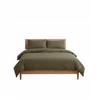 Housse de couette 220 x 240 cm Contemporain uni kaki