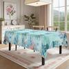 Oceanic Jellyfish Rectangle Table Cloth for Table Decor Holiday Party Waterproof Reusable Tablecloth for Tables Kitchen Dining