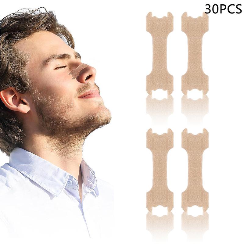 5/10/20/30 Stück Nasenstreifen Anti-Schnarch-Aufkleber Bessere Nasenatmung Schnarchreduzierendes Werkzeug Gesundheitspflege-Pflaster für Männer Frauen