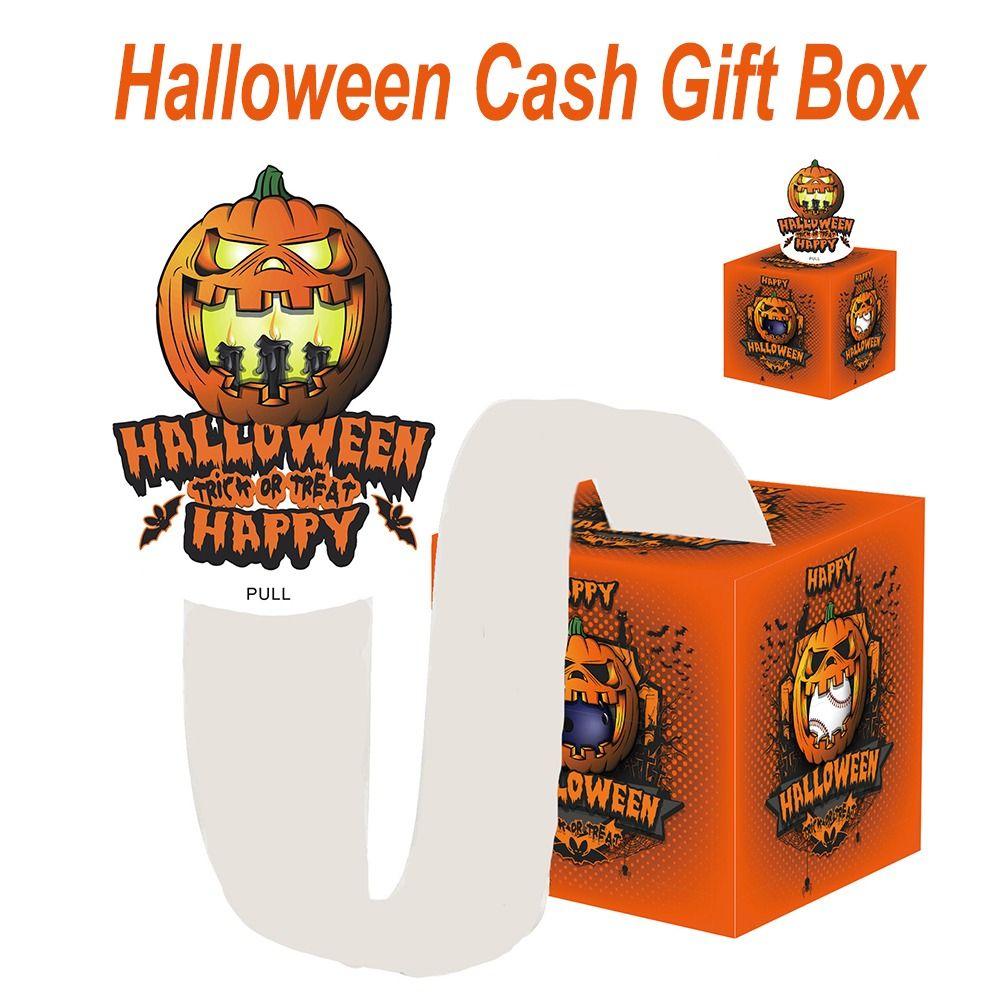 Unique Halloween Cash Gift Box DIY Money Pull Box Funny Halloween Money Box  Halloween Celebration