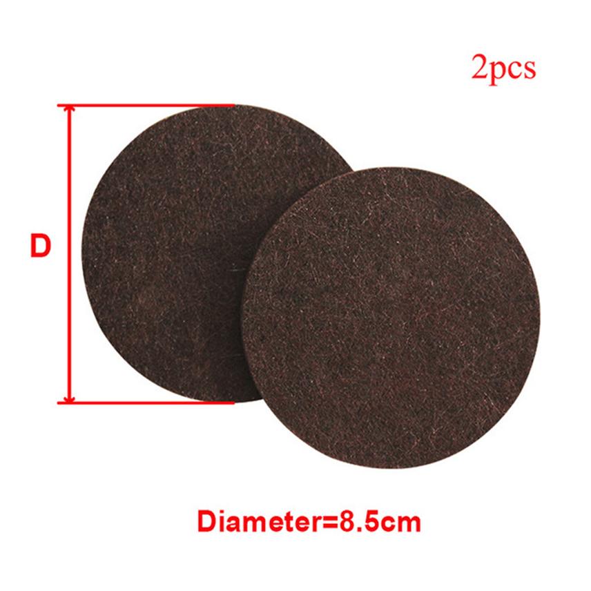 Self Adhesive Felt Chair Leg Protectors Chair Pad Furniture Feet Mute Chair Stoppers Anti-Slip Pad Round Table Foot Caps for Leg