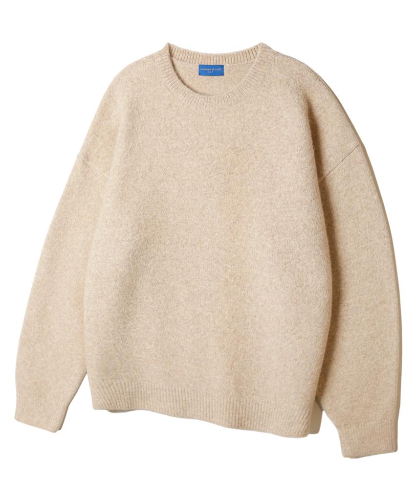 ALVINCLO [De Luxe] Wool Blend Daily Heathered Round Knit Dlx1514 (3 Colors)