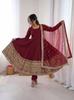 Women Bollywood Anarkali Long Gown Salwar Suit Indian Designer Party Wear Salwar Kameez