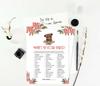 Inkdotpot Baby Shower Game Set Of 50 BabyA  AlphabetA  ABCA  Game Bear Jungle Animals Party