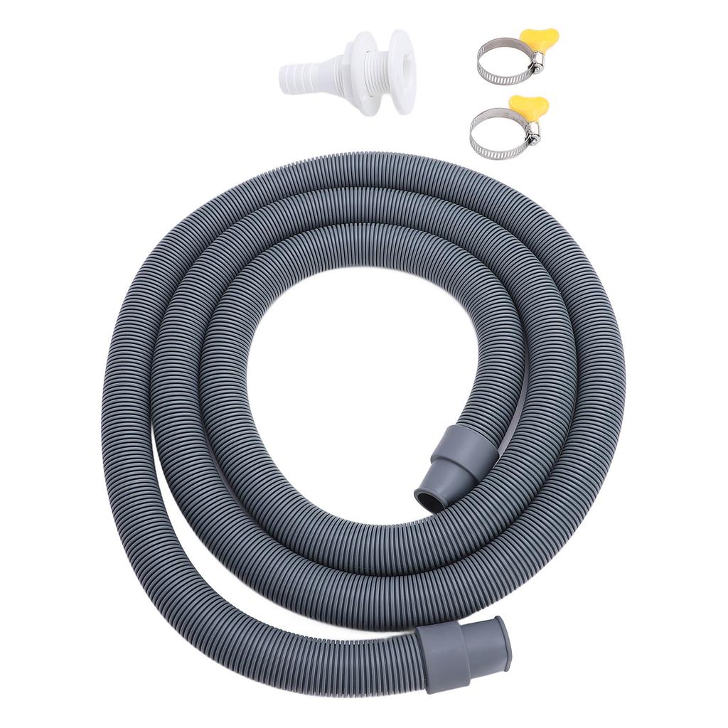 750GPH Bilge Pump Installation Kit Efficient Drainage 0.75in Diameter 6.56ft Bilge Pump Hose with 2 Clamps for Yacht