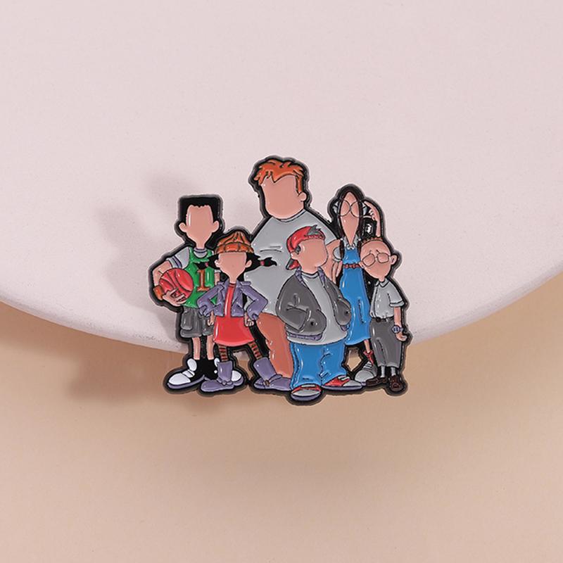 Anime Cartoon Characters Enamel Pin Comic Manga Girl Horror Movie Vampire Brooches Lapel Backpack Badge Jewelry Gift For Friends