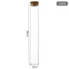 30ml Glass Bottle with Cork Stopper - Ideal for Seashells, Sand, Messages, Flowers, Tea, Candy, Gold Beans, or Cordyceps