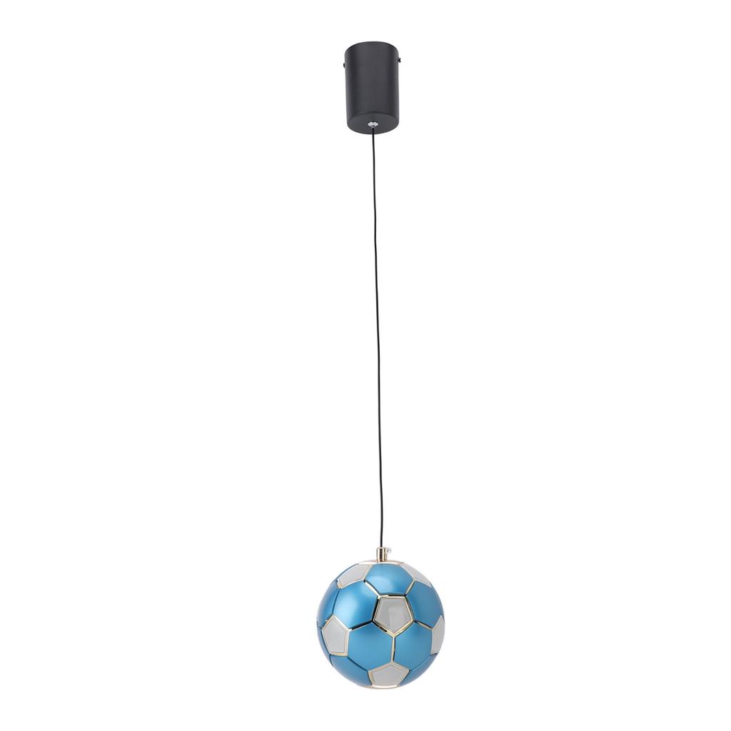 Soccer Ceiling Light Hanging LED Football Pendant Light for Bedrooms Living Rooms and Study Warm