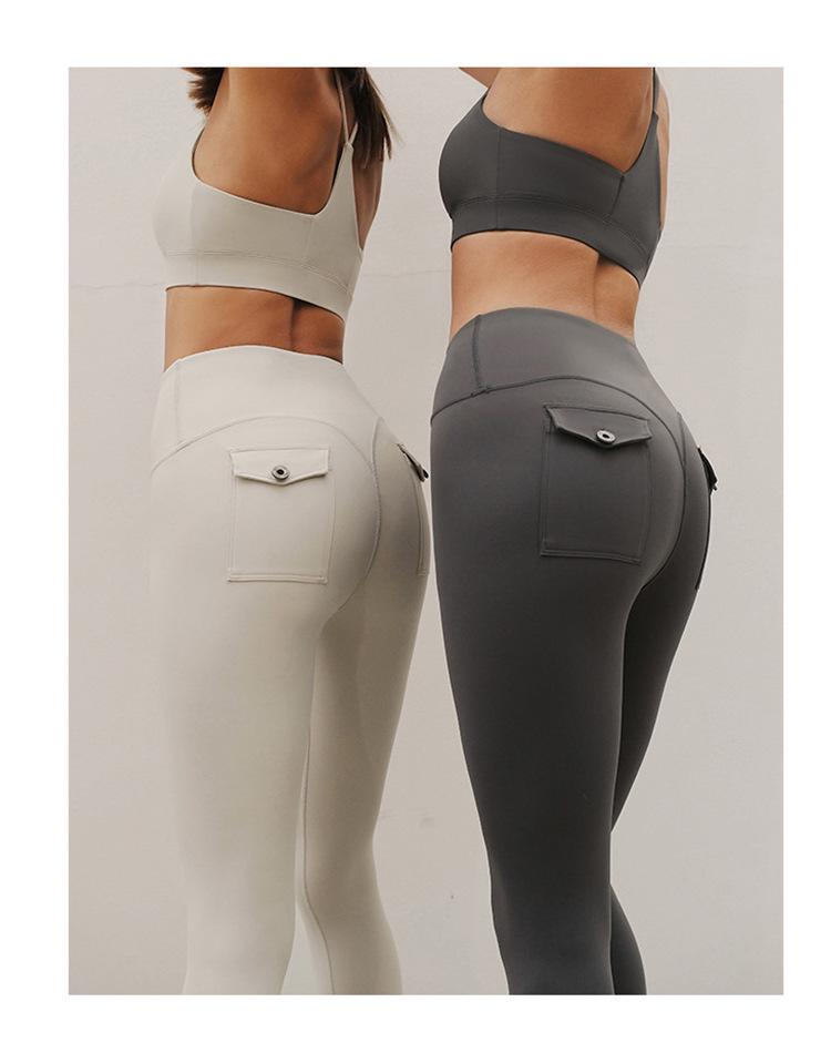 Women's Shockproof Skin-Friendly Nude Sports Bra for Running and Yoga