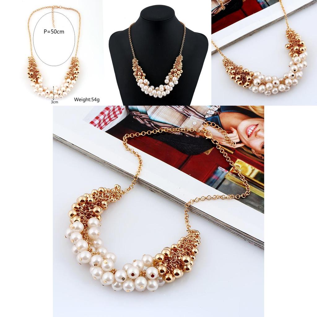 Fashion Simulation Pearl Women Necklace For Holiday Gifts And Fashion Lovers