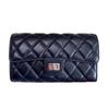 Chain bag Mini small square bag Rhombus long wallet card clip One shoulder cross cross mobile phone bag Female