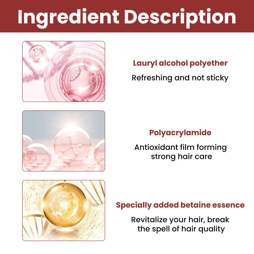 EELHOE Hair Oil Conditioner Betaine Hair Smoothing Repair Treatment After-Shampo Dry Spray Leave In Conditioner Hair Care 100ml