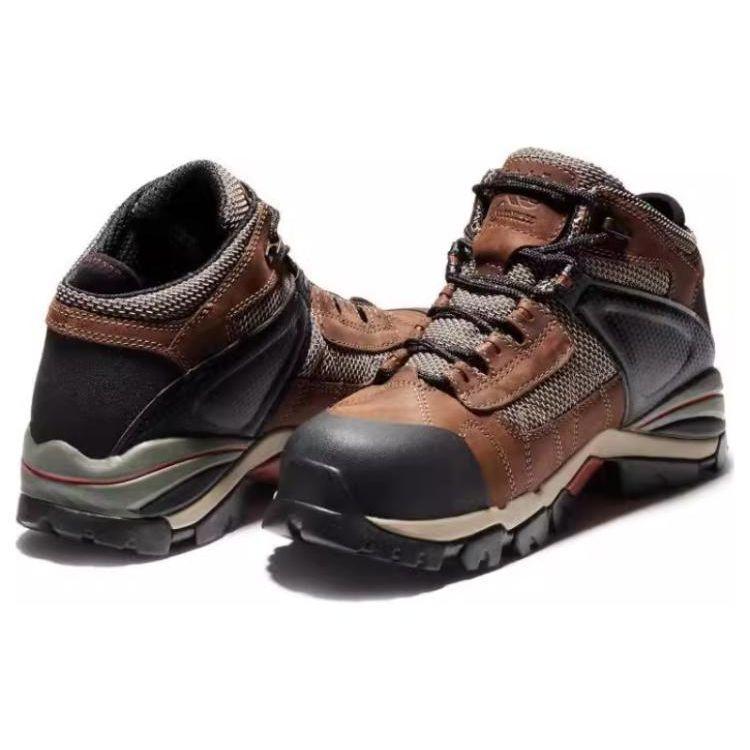 Timberland Pro Shock Absorbing Durable Low Top Outdoor Functional Shoes Men Shoes Brown Black TIM-91696214
