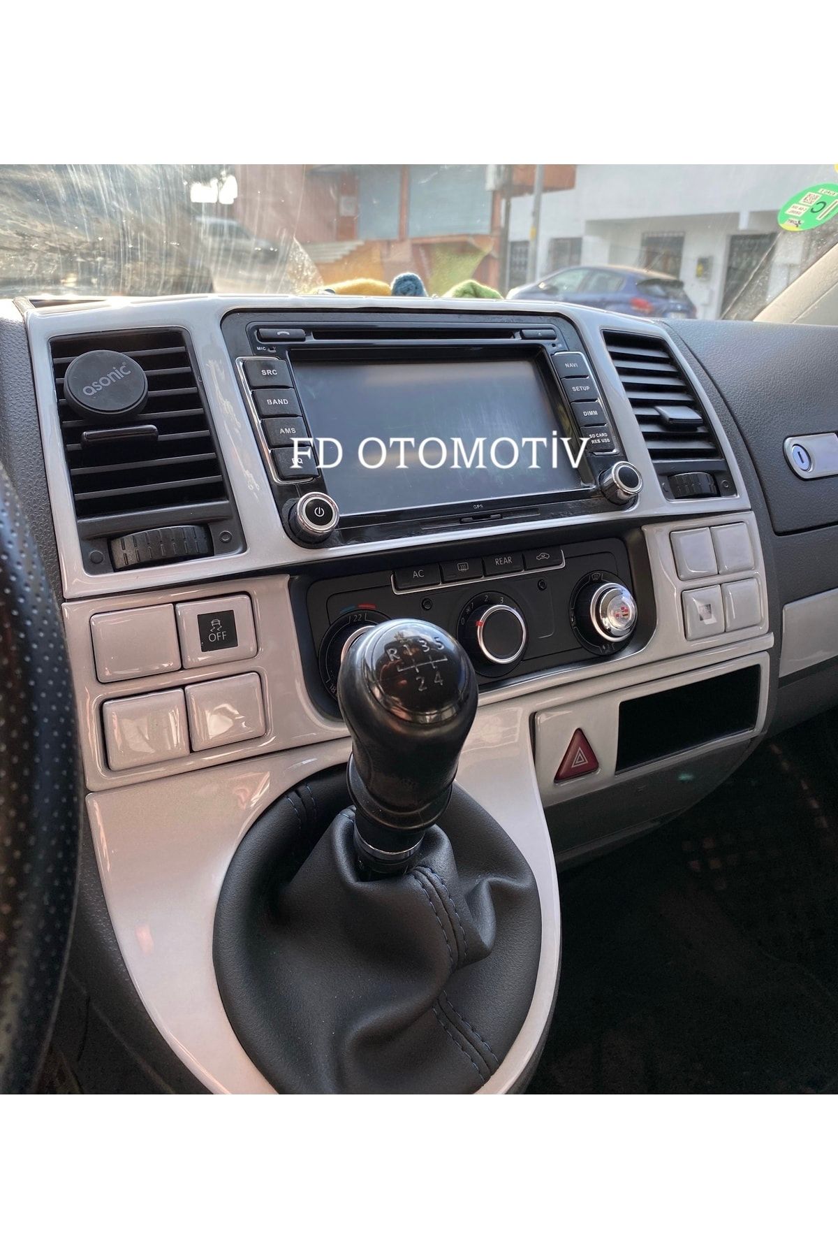 

Volkswagen Transporter T6 Torpido, Konsol, Trim, Göğüs Kaplama Seti Gümüş Gri Renk