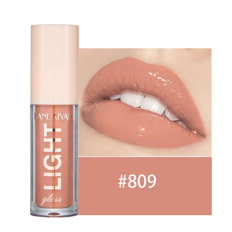 

Блиск для губ Handaiyan Sexy Plump Glitter Crystal Jelly Red Nude Lipstick Liquid Waterproof Moisturize Oil Lipgloss Makeup 809