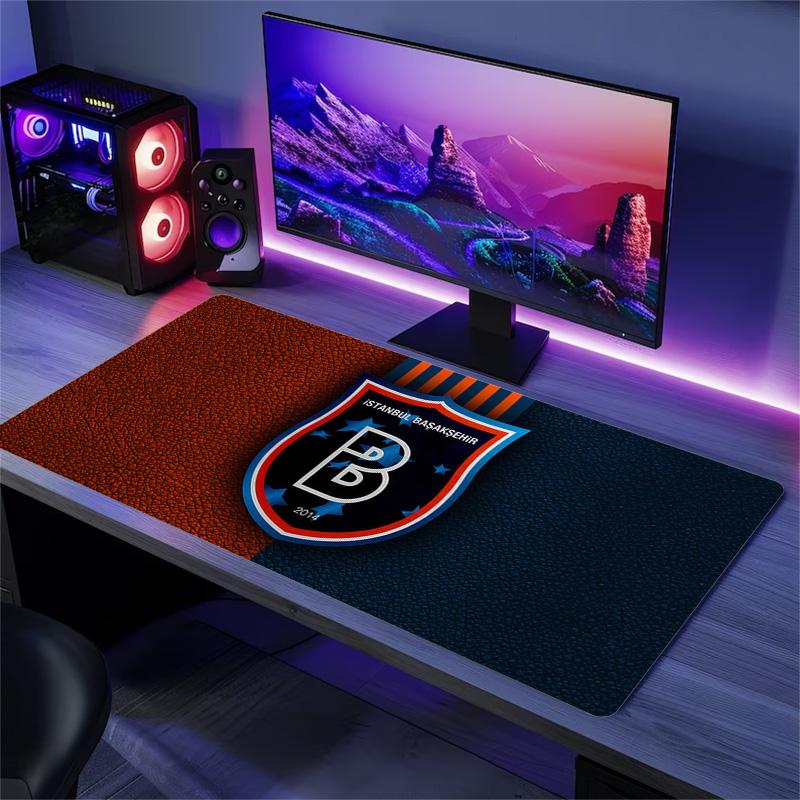İstanbul Başakşehir Print  Cushion Non-slip Laptop Tablet Big Mousepad XXL Mat Mini PC Playmat With Lock edge