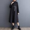 Long Sleeve Plus Size Cotton Vintage New In Dresses for Women Casual Loose Spring Autumn Shirt Dress