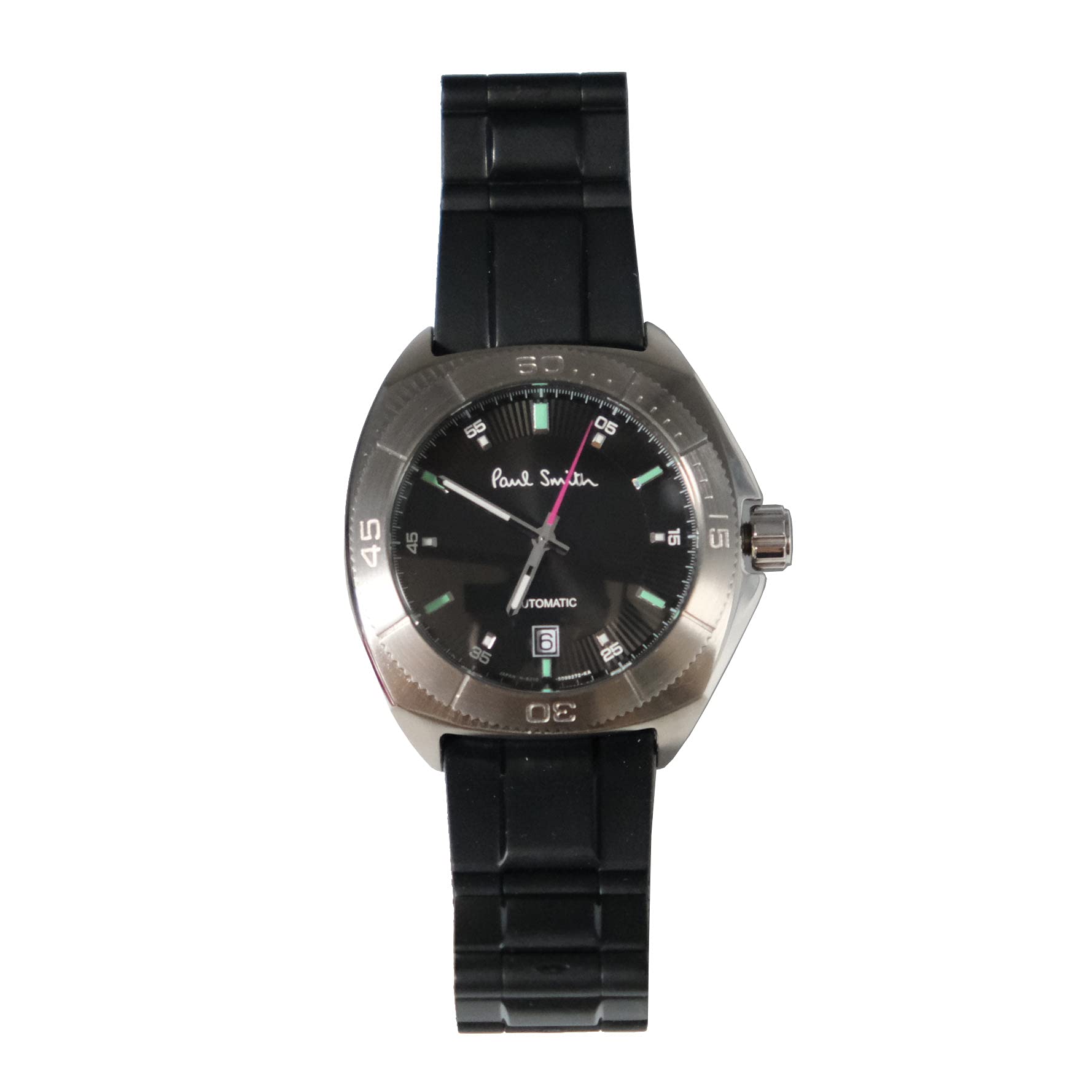 

Watch Closed Eyes Automatic Automatic Winding Black Diver [Paul Smith] Men s чорний