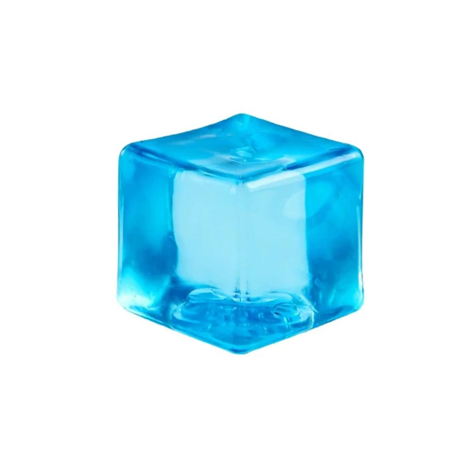 NeeDoh Livlig Klar Squishy Terning - Glansfull Finish Myk Stresslindrende Leketøy for Voksne