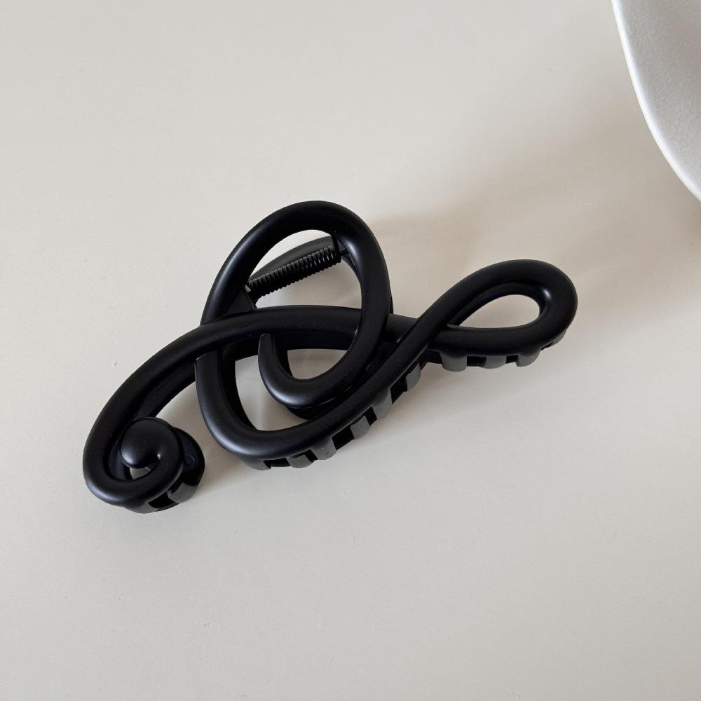 Non-Slip Musical Note Hair Claw Hairpin Large Size Shark Clip Plastic Grab Clip Travel