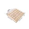 30-Day Ramadan Wooden Countdown Calendar with LED Lights Middle Eastern Castle Silhouette Eid Mubarak Festival Decor Home