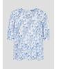 Binpolleidiseu [Daria Song] All-Over Short Sleeve Puff Blouse Sky Blue (Bf6565K51Q)