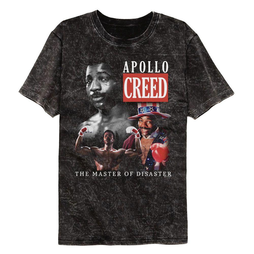 Rocky Master Of Disaster Black Colortone Mineral Wash Movie Shirt Unisex T-Shirt L