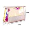 Iridescent Pouch Portable Zippered Toiletry Bag Waterproof Cosmetic Bags Gift Bags for Women Girls