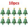 1-15pcs Christmas Balloons Aluminum Foil Xmas Tree Gingerbread Man Santa Balloon Kid Toys Xmas Birthday Party Holiday Decoration