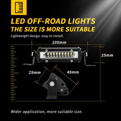 1pc Mini Driving Light Led Bar 9LED Work Light Drving Fog Light for Jeep 4x4 ATV 4WD White 12V