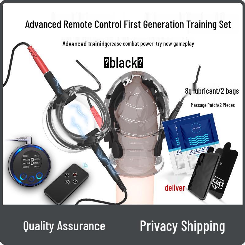 SM Choc Électrique Dispositif d'Entraînement Érotique pour Désensibilisation et Endurance du Pénis