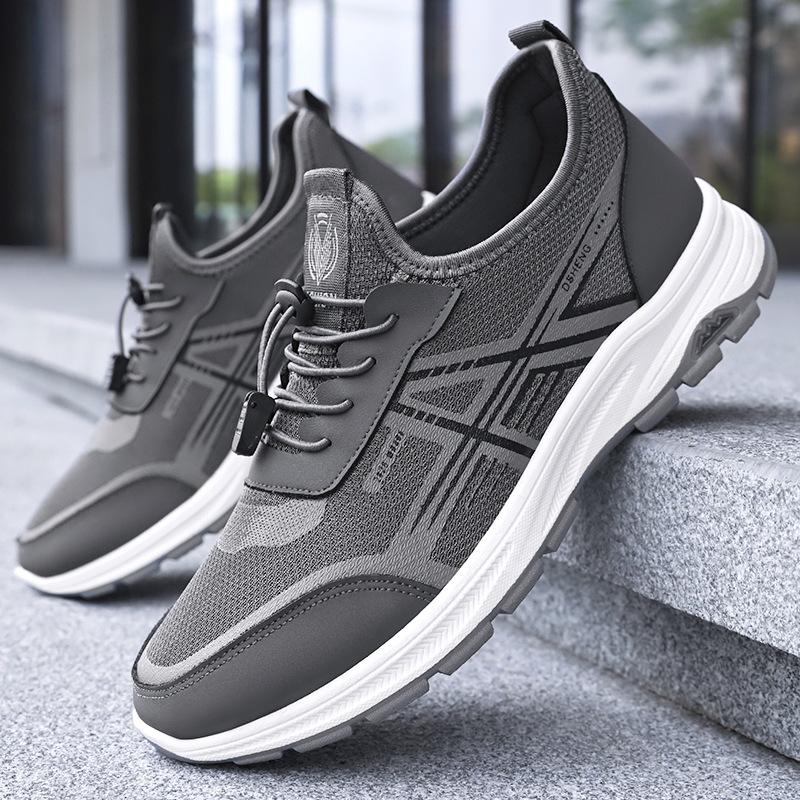 Men's shoes, sports shoes, new single shoes, breathable and non-smelly feet, mesh shoes, soft soles, comfortable running shoes, lightweight shoes, m