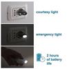 Electraline LED Night Light, Emergency Lighting, Black Portable Flashlight - 58310