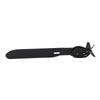 Canoe Rudder Aluminium Alloy Kayak Fishing Boat Rudder Foot Direction Control Tackle Kit