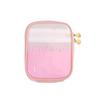 Transparent Travel Cosmetic Bag Portable Mini Waterproof Cosmetic Lipstick Bag Large Opening With Zip Outdoor Clutch Bag