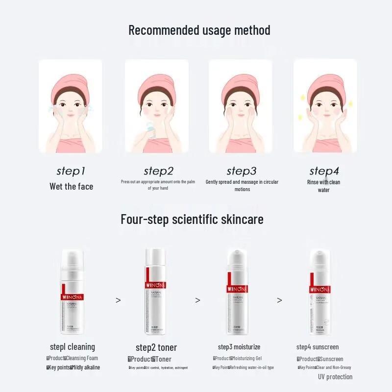 Winona Soothing Oil Control Cleansing Foam