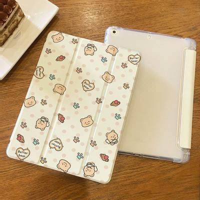 iPad 2022 Gen10 10.9 Case New High Quality Cartoon Cute Kitty Pattern iPad Tablet Case Pro11 Pro 12.9 2022/21/20 2018 with Pencil Holder