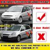 Car Window B Pillar Moulding Trim Cover Guard for Ford Fiesta 3 Door Mk6 2001-2008Left/Right Side1473662 Exterior Accessories