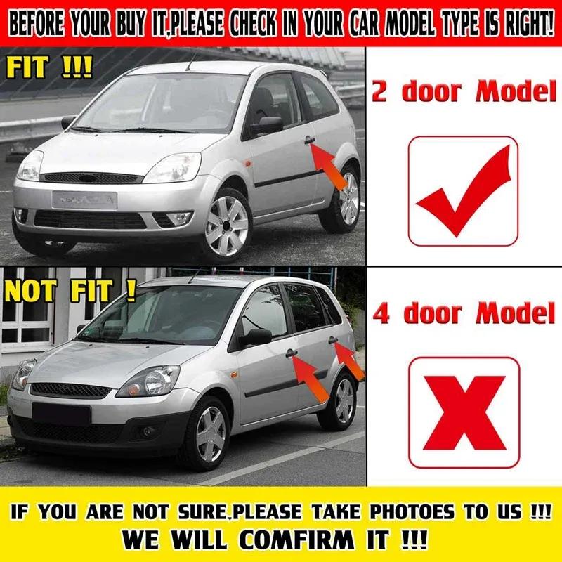 Car Window B Pillar Moulding Trim Cover Guard for Ford Fiesta 3 Door Mk6 2001-2008Left/Right Side1473662 Exterior Accessories