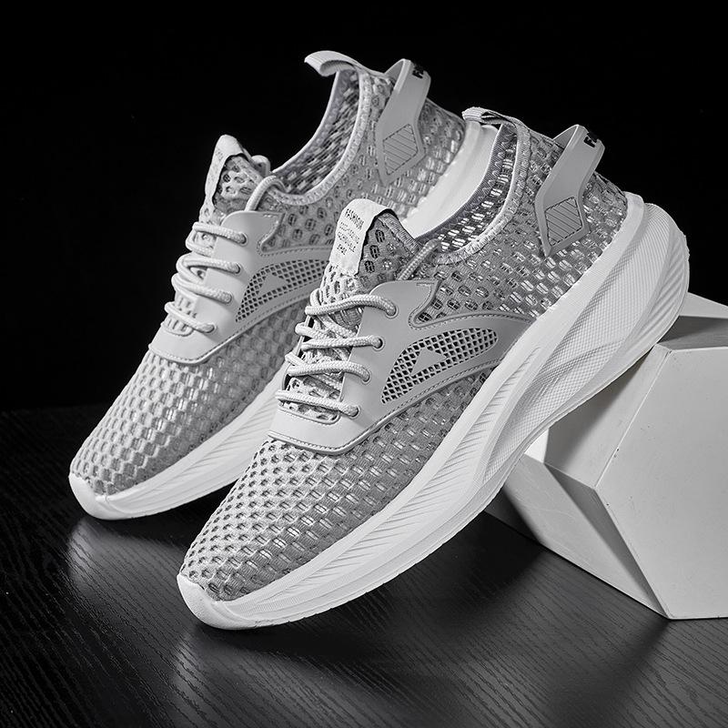 

Mesh shoes men s mesh breathable large mesh light casual shoes men s mesh summer thin sports hollow men s shoes 39