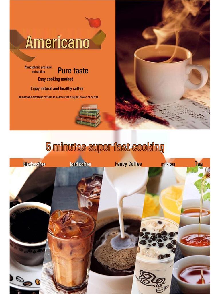 Compact Drip Coffee & Tea Maker with Auto Insulation