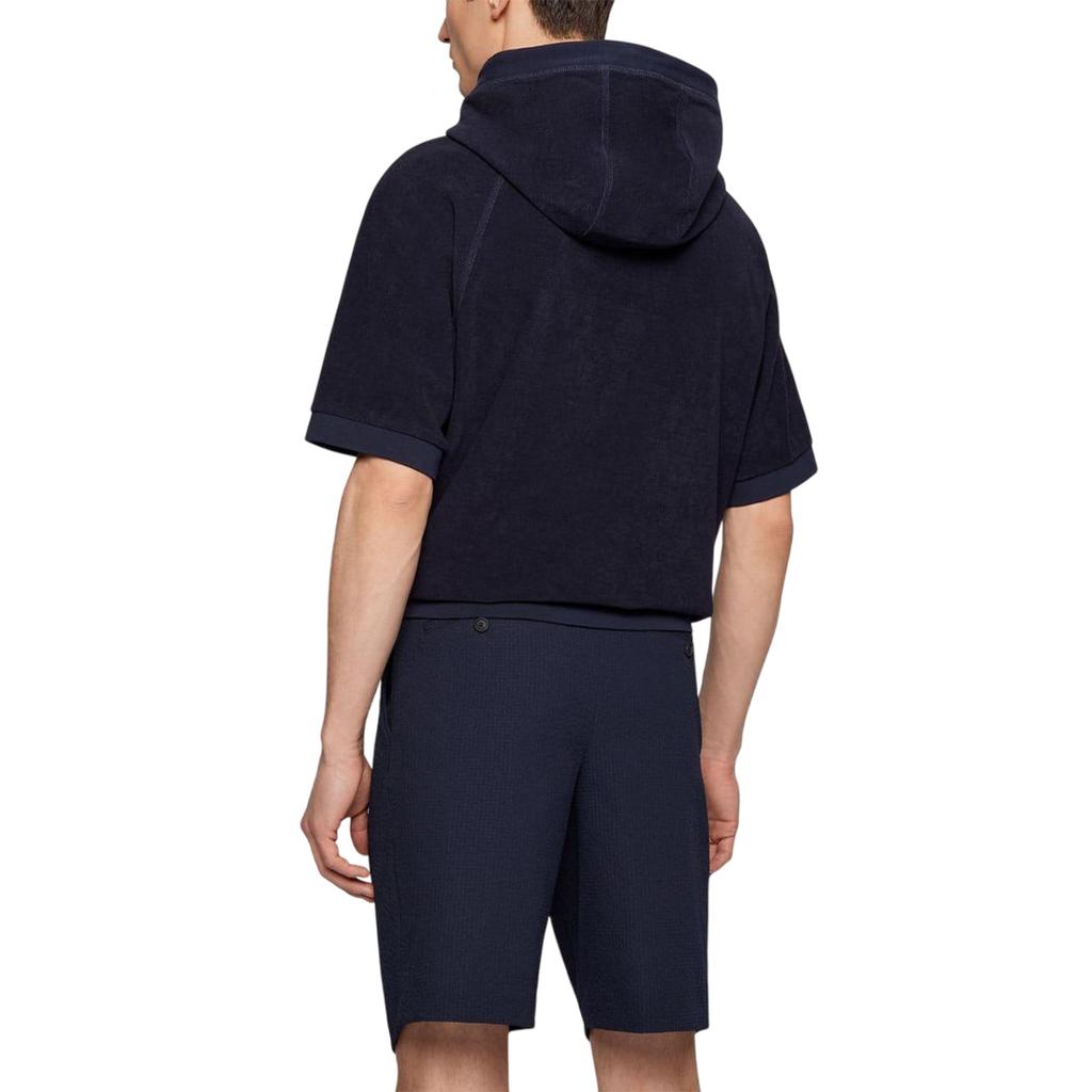 Boss Mens Sealy 09 Hooded Short-Sleeved Sweatshirt
