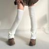Womens Lolitas Knit Long Socks Leg Warmers Harajuku Japanese Lovely Boot Socks Warm Winter Ankle Heap Socks Gifts