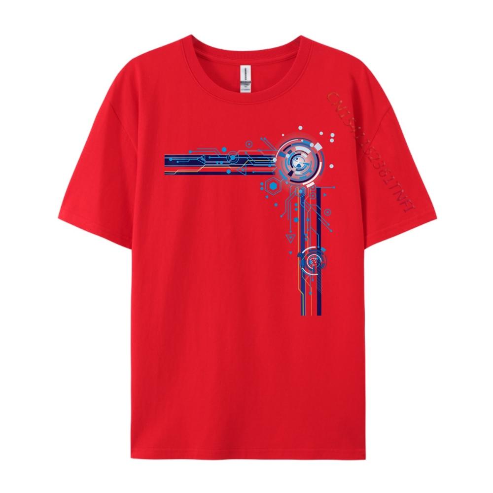 Engineer Computer Nerd Computer Circuit XS Graphic T Shirts Streetwear Men New Years Eve S