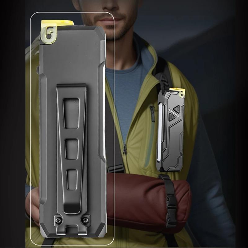 Nowa latarka LED RGB z bocznym światłem, ładowana przez USB, światło UV, magnetyczna lampa robocza, przełącznik dotykowy do użytku na zewnątrz, w sytuacjach awaryjnych, na kempingu