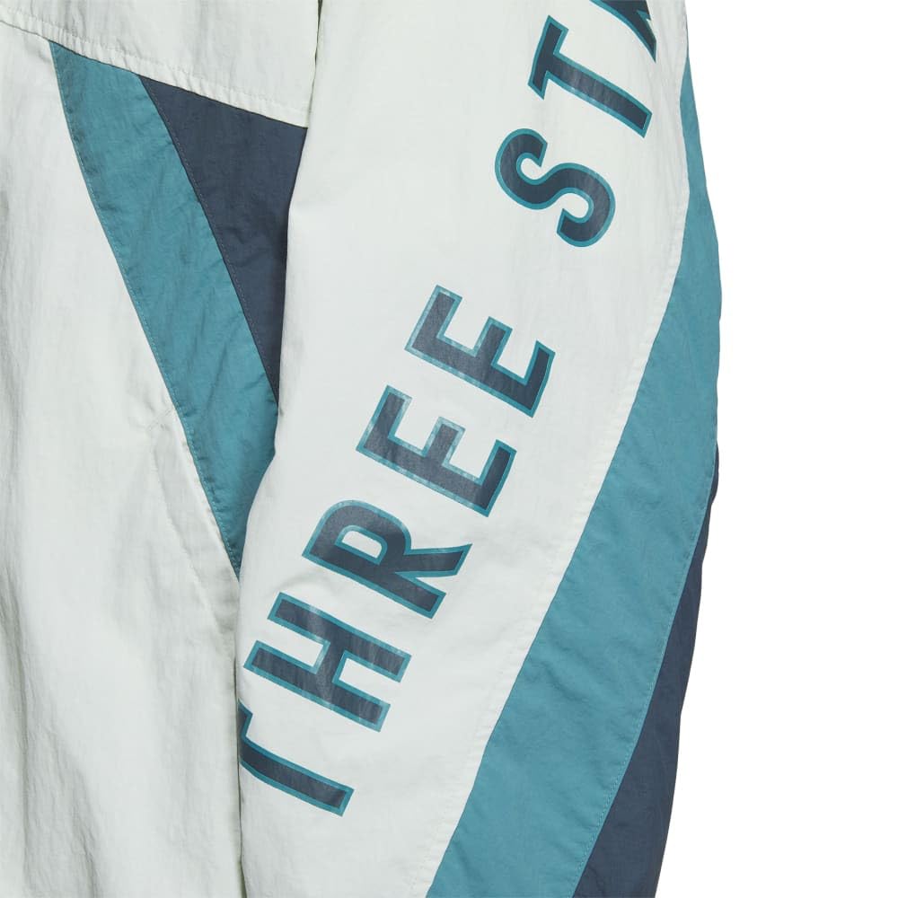 Adidas JSY33 Linen Green Jersey Top with Oversized Jacket Size M Men's Wording, Fit, Full-Zip (IS5148),