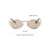 Miu Miu Oval Sunglasses With Logo Women sunglasses Gold SMU52YEZVNC054-FE10R